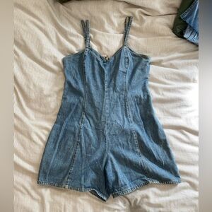 Vintage Denim Romper